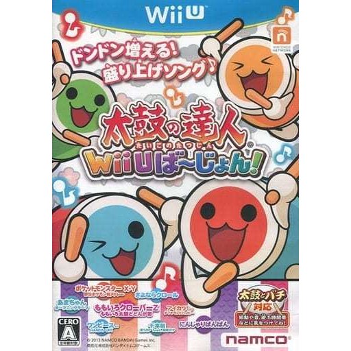 太鼓の達人WiiU・・ソフト単体 WiiU(WiiU) 箱・説明書あり