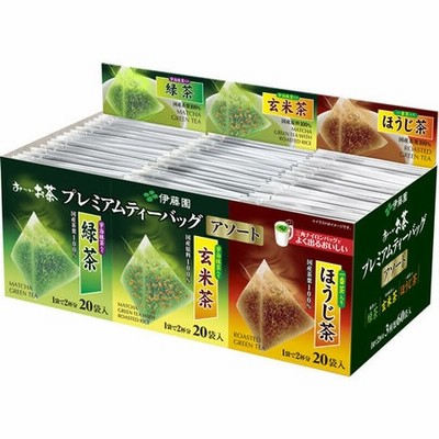 伊藤園／お～いお茶プレミアムティーバッグ　アソート　６０袋