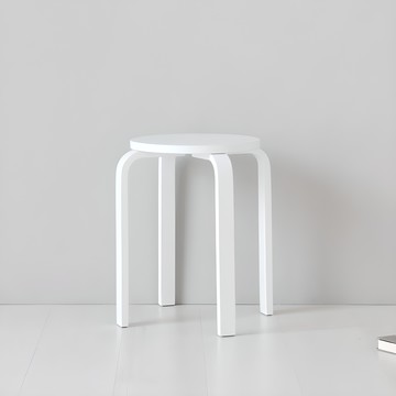 MARKET B OLIVER 樺木椅凳  1個  全白