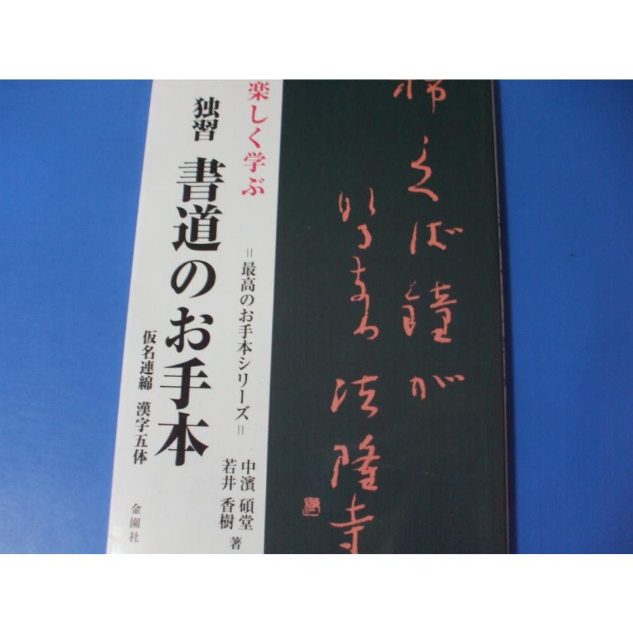 楽しく学ぶ独習書道のお手本 仮名連綿漢字五体