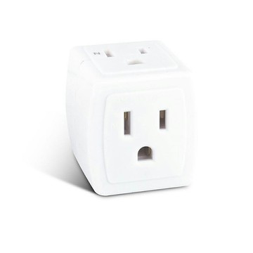 【聖岡科技Dr.AV】TNT-826美式D型3孔 三面插(新安規 分接器3轉2插頭 壁插 擴充座 防火)