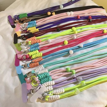 DIY可調節斜跨長繩彩色合集適用于通用手機殼日韓ins小清新百搭少女心手機掛繩便攜掛脖側背包包拍立得相機繩