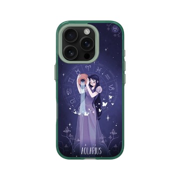 iPhone 16 Pro Clear 憂墨綠 - Ludmilacerafoce - 水瓶座