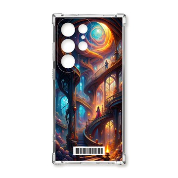 S22 系列殼 TRON 三星 S22 Ultra 樓梯與少女  載具 四角防摔殼 手機殼