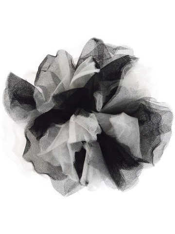 CHANEL Pre-Owned - 2004 CC tulle hair-comb - women - Canvas - One Size - Black