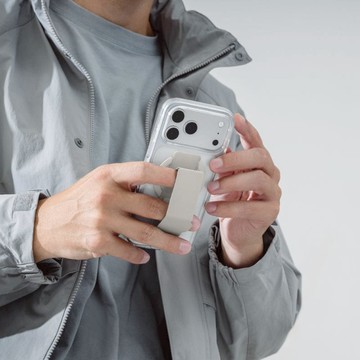 iPhone 17 GrabStand M 握持支架防摔手機殼 Air 透明