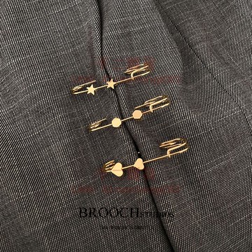 褲腰收緊毛衣胸針 女調節收腰固定衣服腰圍改小開衫別針扣【不二雜貨】