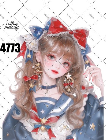 original sticker no.4773 人物貼紙 原創貼紙 原創人物貼紙 裝飾貼紙 cotton melody