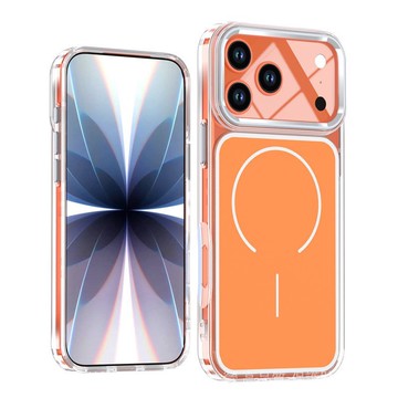 🏆臺灣出貨🏆新款高透亞克力iPhone 17Pro max磁吸保護套17Pro亮影雙色手機殻