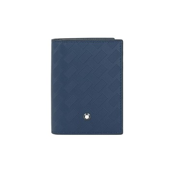 MONT BLANC Extreme 3.0 風尚系列對開4卡卡片夾名片夾(墨藍色)