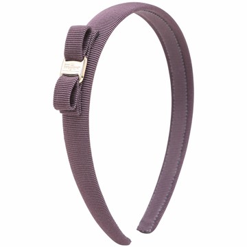 Salvatore Ferragamo VARA 經典蝴蝶結髮箍/髮圈(紫色)