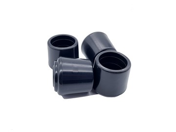 黑防滑溝紋腳套(4入/組)