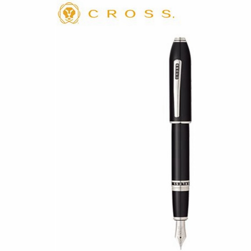 正規代理店商品 筆記具 筆 Cross Cross 筆記具 ピアレス125 ブラックラッカー 万年筆 18金ペン先ロジウムプレート F M男性 女性 プレゼント 入学 通販 Lineポイント最大get Lineショッピング