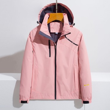 [米蘭精品] 衝鋒衣連帽夾克-秋冬防風防水輕盈男女衝鋒外套9色74db10