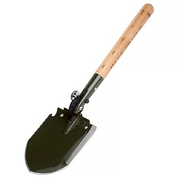 中國型鏟 小(28 x 9.5 x 2.7cm)  黑色 + 原木色  1支