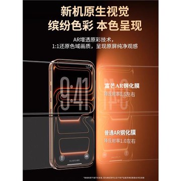 【3D冰雕鋼化膜AR】適用于iPhone17prommax鋼化膜蘋果17pro手機膜全膠超清蘋果16保護膜17Air手機貼膜
