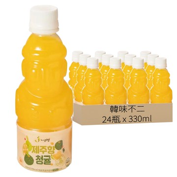 韓味不二 濟州島青橘果汁  330ml  24瓶