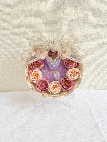 芭蕾舞短裙 x 花飾紫色 ver .