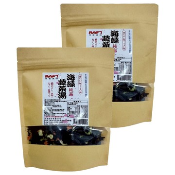 茂喜食品 海藻蔬菜湯 無添加防腐劑及色素 HACCP及ISO22000認證  100g  2包