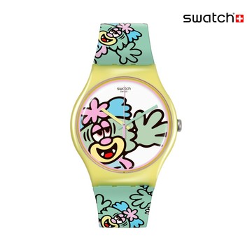 Swatch VISTY BY VERDY 經典手錶/男錶/女錶/瑞士製造 SO29Z140 (41mm)【官方旗艦店】