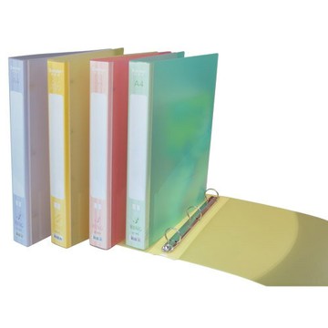 領券折50  精選【史代新文具】新德牌Seeder 07-301 307x262×35mm PP 柔彩三孔檔案夾(1箱12個)