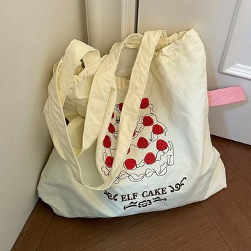 日系簡約帆布包新款ins通勤文藝托特帆布包大容量百搭大學生學生單肩日系單肩包手提袋 腋下包 側背包 上班小包 帆布袋 女