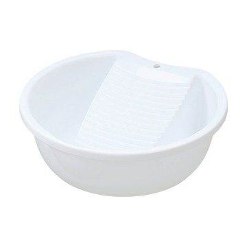 Salrimjejaksso 迷你洗衣板洗衣盆  1個  白色