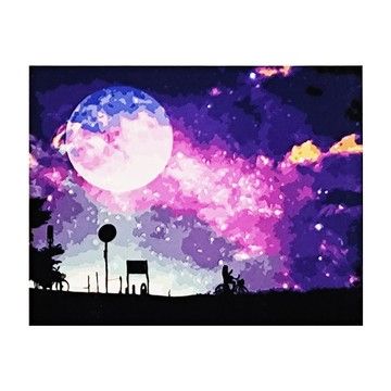 ArtLife 藝術生活 數字油畫DIY DT156 50 x 40cm  1盒  星空月夜