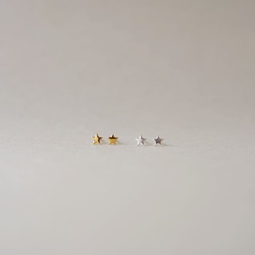 925 純銀 星辰耳環