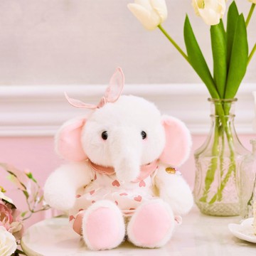 CANDY BEAR 粉紅泡泡情侶象 女生款 30cm