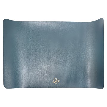 北歐風防水防油西餐墊 大理石紋皮革餐墊 - 靜電防滑無毒  45 x 30cm  孔雀綠  1個