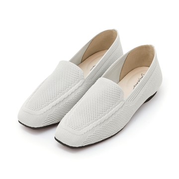 D+AF 【3D零感雲織鞋】素面方頭樂福鞋