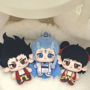 ✨全店精選✨【限時限量】哪吒2魔童鬧海10cm努努體棉花娃娃藕餅可愛禮物帥氣