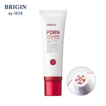 【新品上市】BRIGIN by 1028 PDRN 膠原澎潤雙效洗面乳80ml