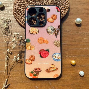 聯名 Rose療癒美食插畫 暖心台式糕餅 防摔手機殼 ROAD04