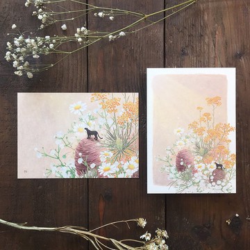 【永久花之念】芳療植物-花禮明信片系列 / 永恆 /祝福