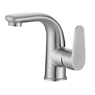 水龍頭 冷熱出水 浴室面盆 洗臉盆 304不銹鋼(砂光)