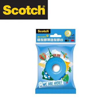 3M   CAT156   Scotch® 隱形膠帶愛打卡造型膠台  / 個