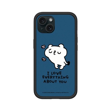 iPhone 15 Mod NX 黑 - 爽爽貓 Song Song Meow by SECOND - I Love everything about you (kiss版)