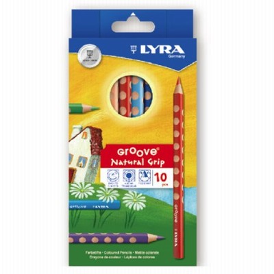 Lyra リラ 色鉛筆 グルーヴ 10色セット