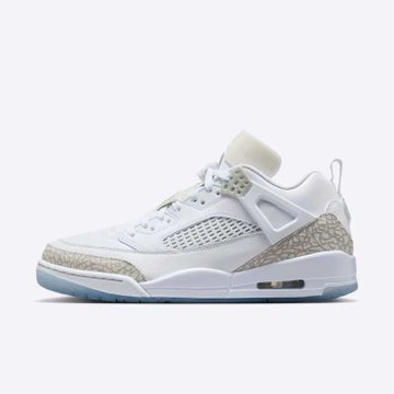 Nike Jordan Spizike Low [FQ1759-103] 男 運動休閒鞋 喬丹 爆裂紋 白 中性灰
