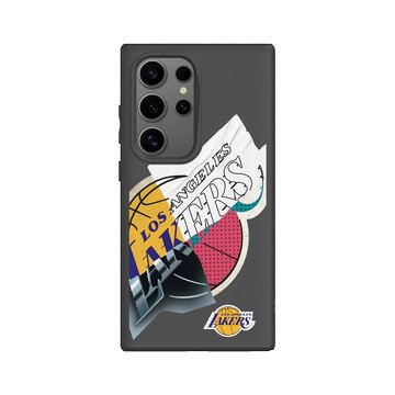 Galaxy S24 Ultra SolidSuit 黑 - NBA - 拼接系列-洛杉磯湖人 L.A. Lakers - Style Mix