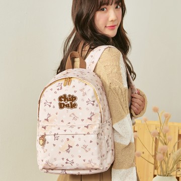 【DISNEY】奇奇蒂蒂-萌趣奇奇蒂蒂後背包-米 PTD24-G2-81BG