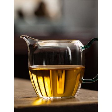高品質公道杯升級款軒然茶海小號無鉛耐熱玻璃公杯手工茶海分茶器