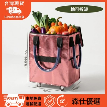 現貨秒發 浩肯包 可折疊帶滾輪 便攜包 行李箱