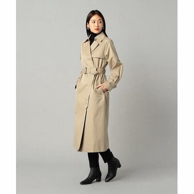 ルミノーゾコムサ デザイン トレンチコート ベージュ