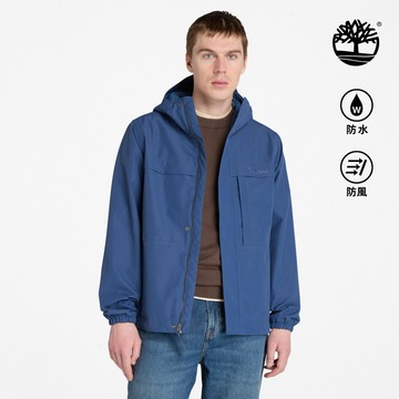 Timberland 男款藍色Benton防水外套|A695WEYO