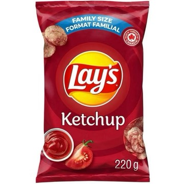 現貨🔥 🇨🇦北美限定‼️ Lay’s 樂事 番茄醬 洋芋片🍅大包 220克🇨🇦