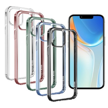 City Boss for iPhone 14 6.1 彩盾透明軍規防摔殼