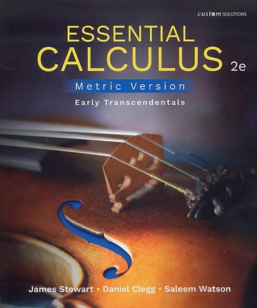 Essential Calculus: Early Transcendental, Metric Version  (Custom Solutions) (2版) STEWART 2021 Cengage